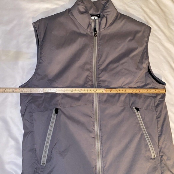 Johnnie-O Jacket Mens Small Full ZIp Fox Steel Gray Puffer Vest Golf NWT - Picture 7 of 10